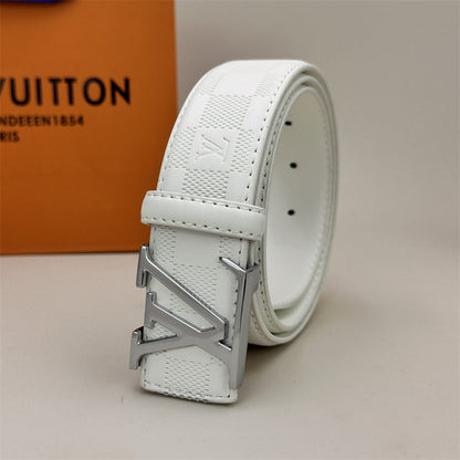 Ceinture classique colorée (boucle argentée)