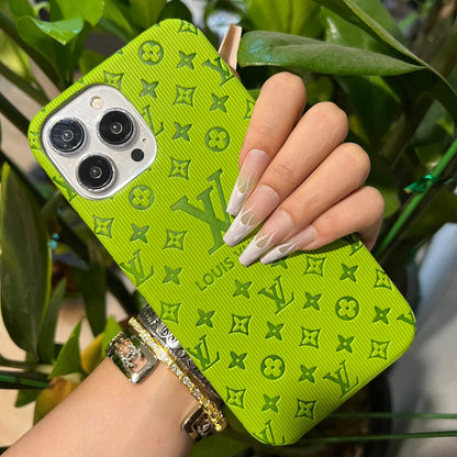 Coque de téléphone Colorful Love (Chartreuse)