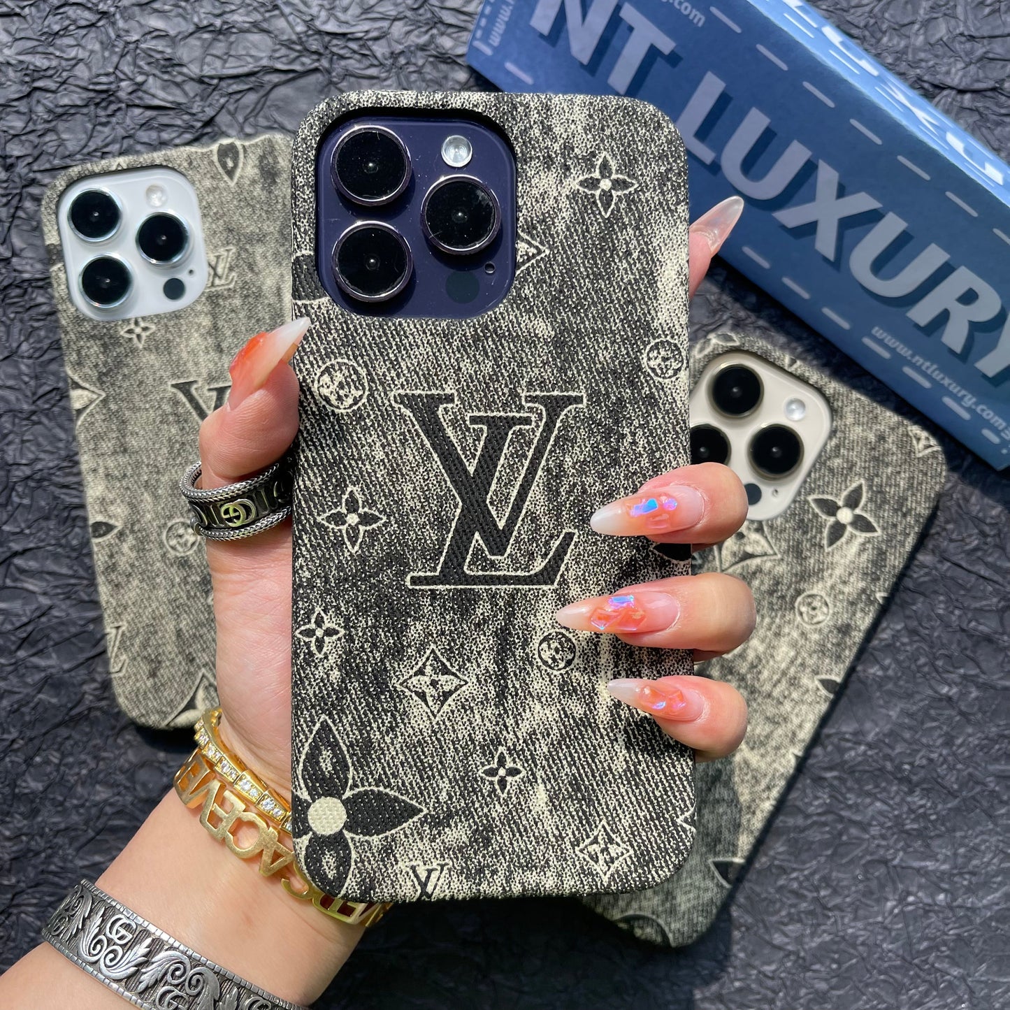 Black Cowboy Love Phone Case For iPhone