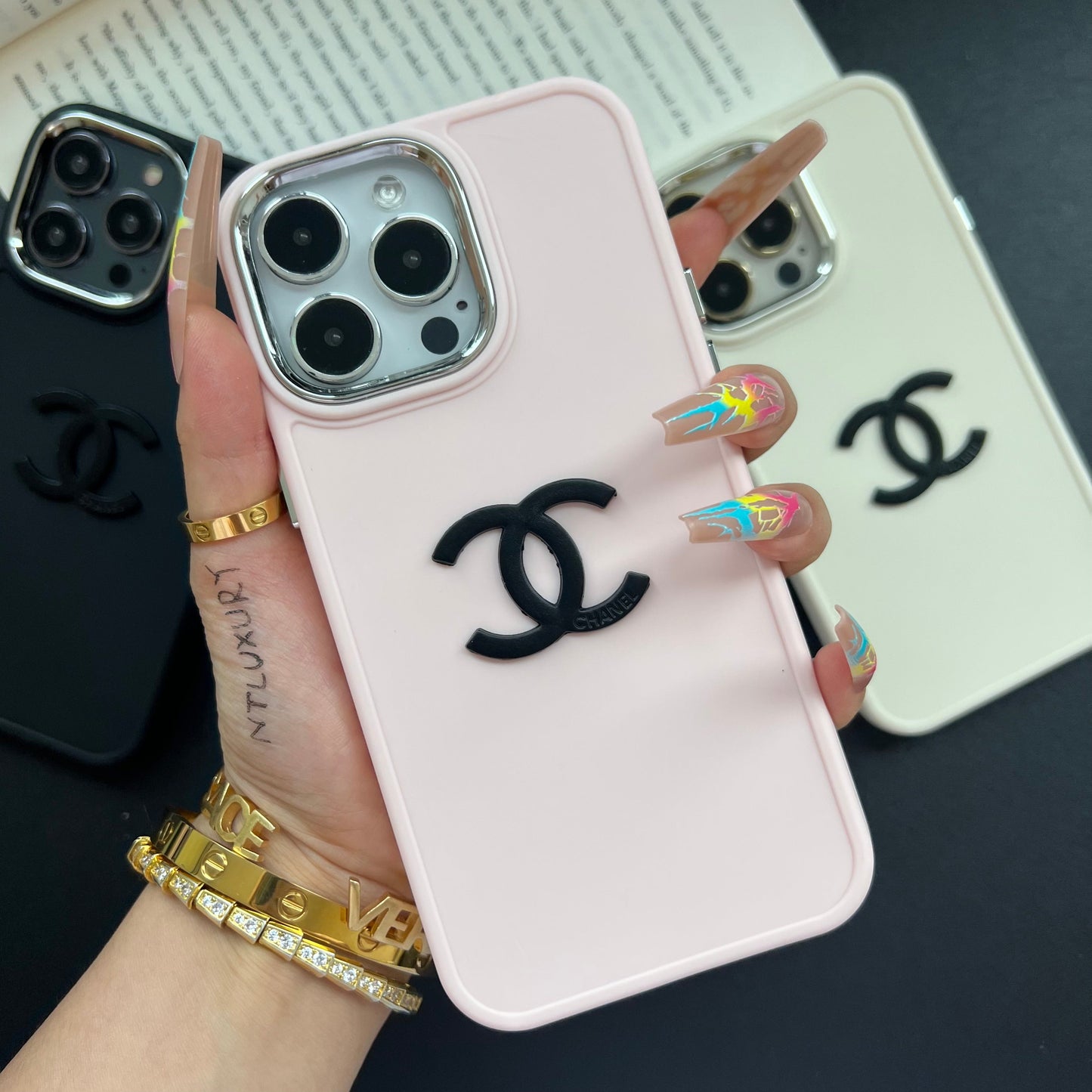 Jolie coque de téléphone C Girl Design pour iPhone