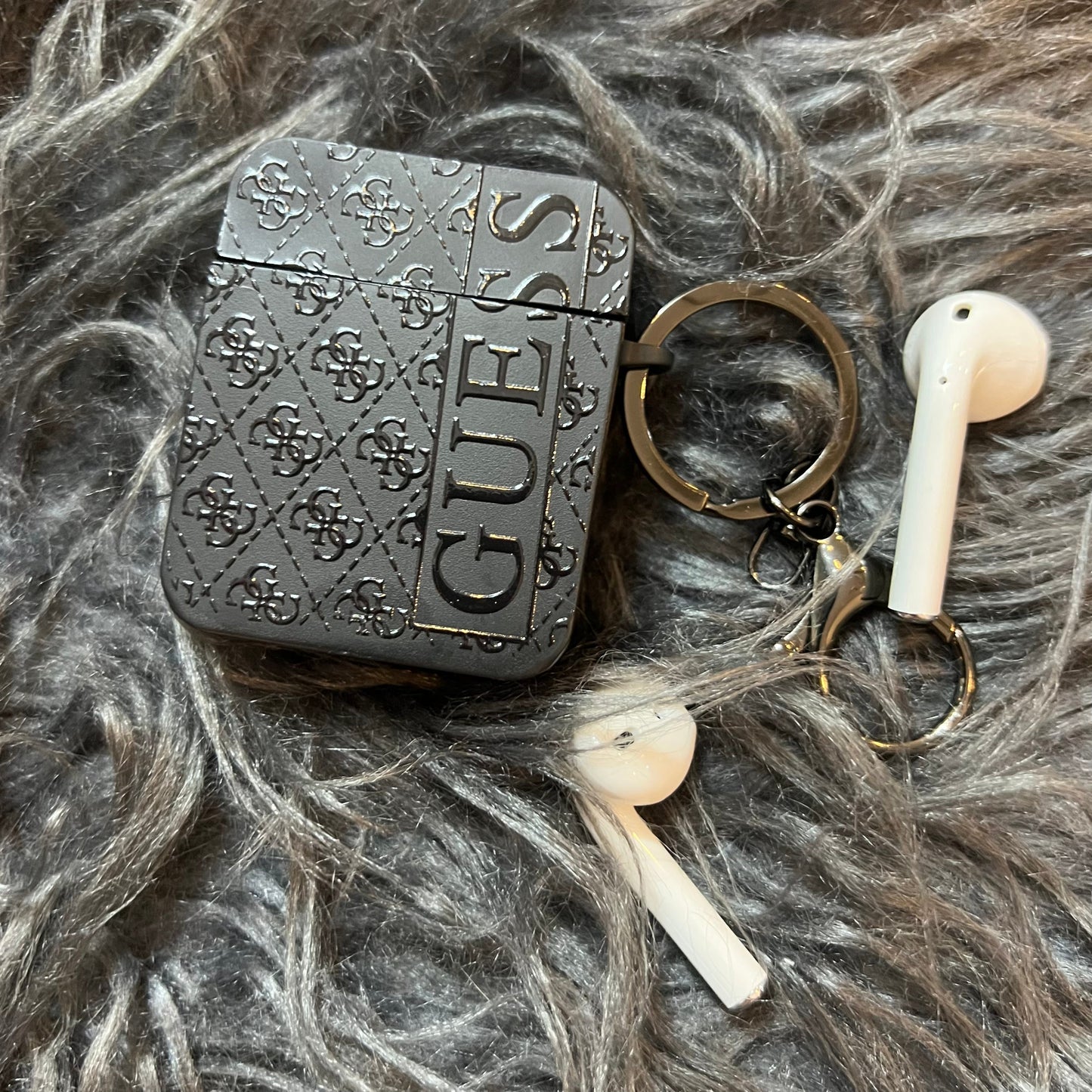 Black Trendy Airpods Case (S GU)