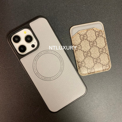 Magsafe Card Pocket Design Phone Case (Grey Good)
