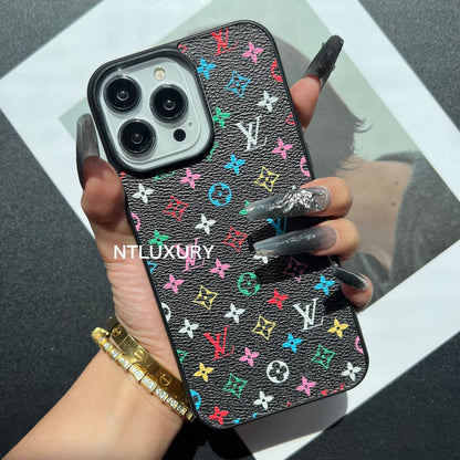 Traditional Love Phone Case (Fancy Small Love - Black)