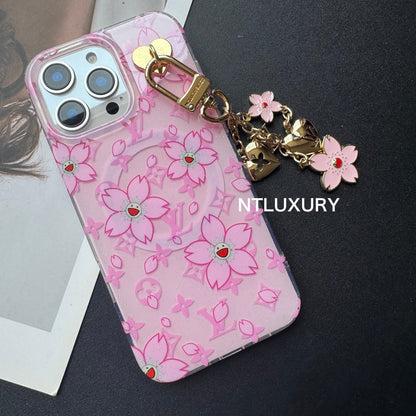 Love Sunflower MagSafe Phone Case With Chain