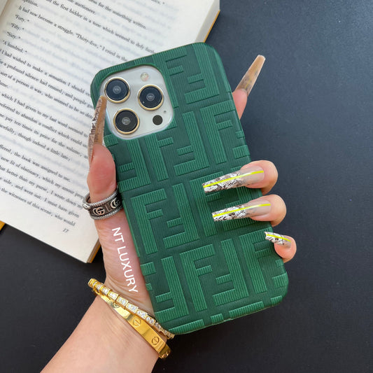 Coque de téléphone colorée et amusante (vert)