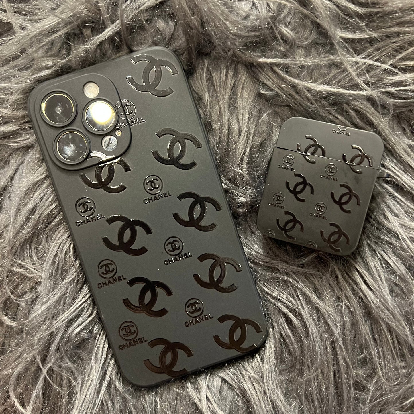 Black Trendy Phone Case ( C )