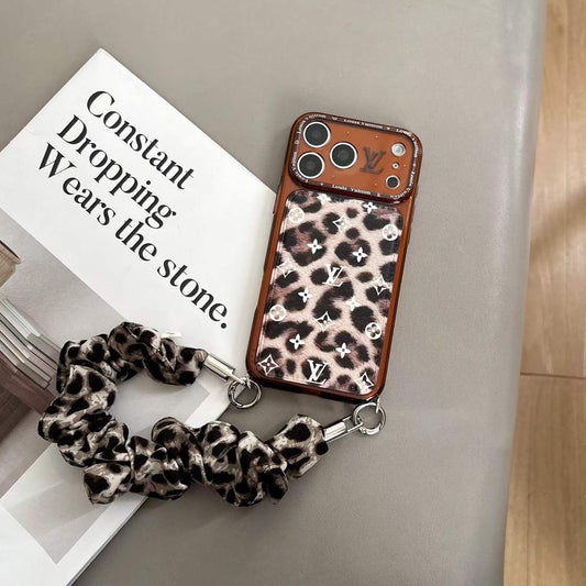 Leopard Love Fancy Phone Case With Strap