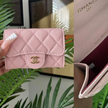 Baby Pink Überschlag-Kartenhalter/Geldbörse *inkl. Box*