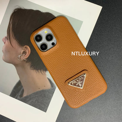 Litchi Pattern Phone Case for iPhone (12 Colors)