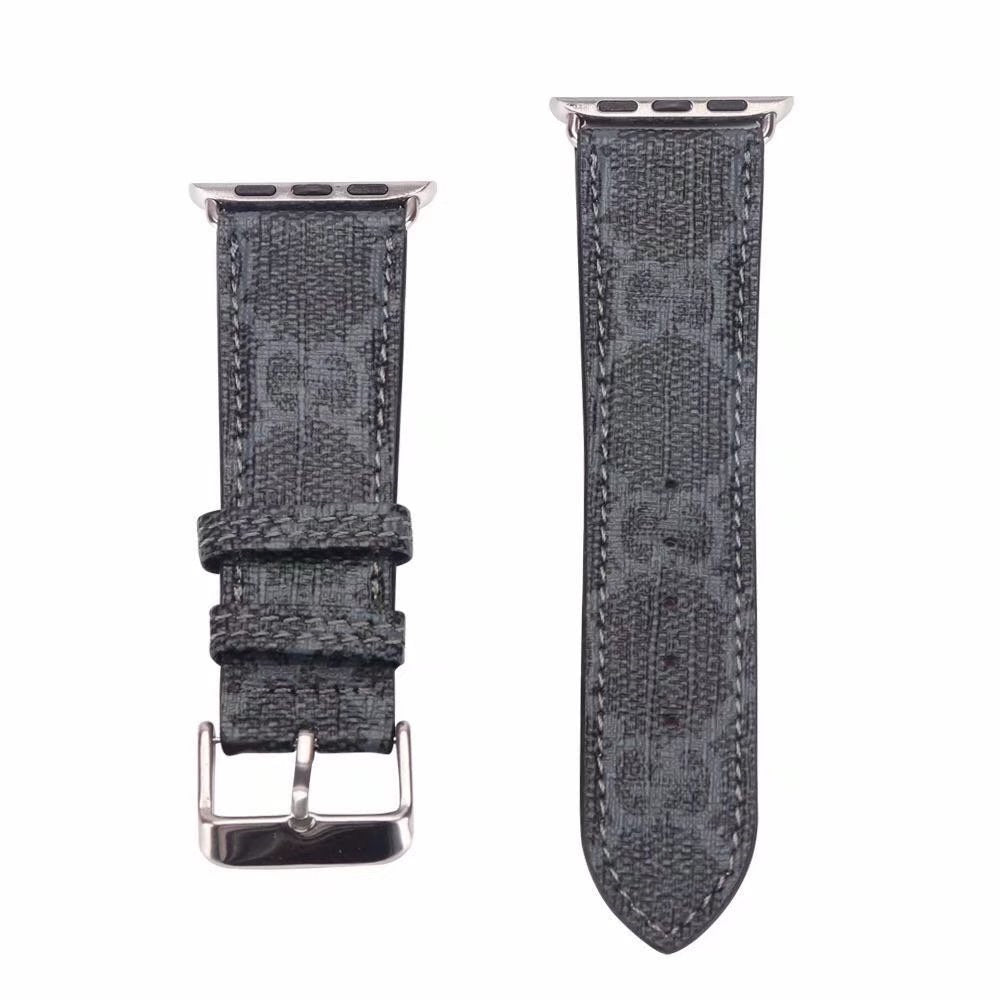 Bracelet de montre fantaisie GG fleuri pour iWatch