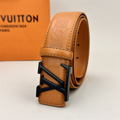 Ceinture classique de couleur (boucle noire)