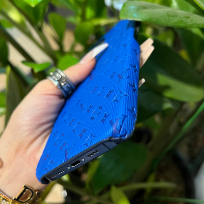 Coque de téléphone Colorful Love (Bleue)