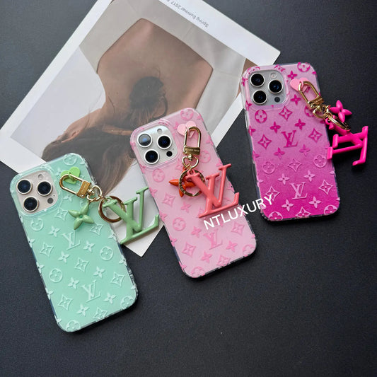 Coque de téléphone « Amour d'été » avec chaîne d'amour