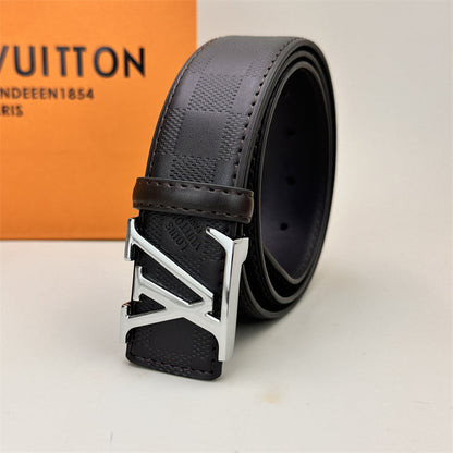 Ceinture classique colorée (boucle argentée)