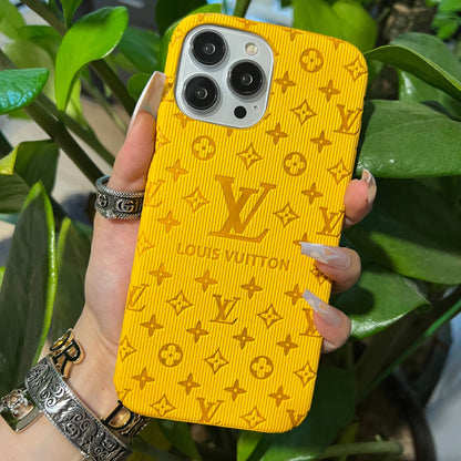 Coque de téléphone Colorful Love (Jaune)
