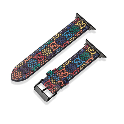 Bracelet en cuir classique fait main pour Apple Watch