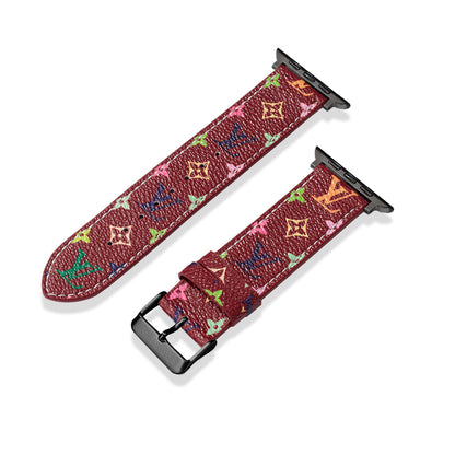 Klassisches handgemachtes Lederarmband für Apple Watch
