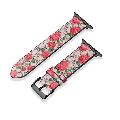 Bracelet en cuir classique fait main pour Apple Watch