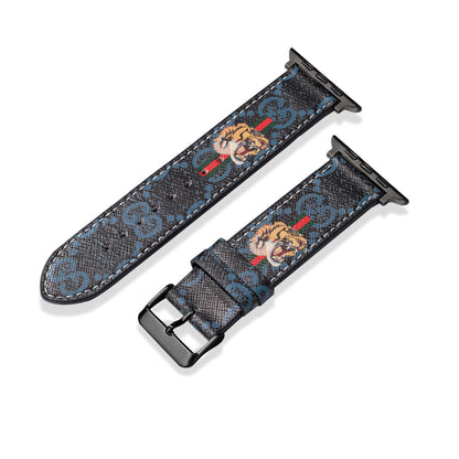 Bracelet en cuir classique fait main pour Apple Watch