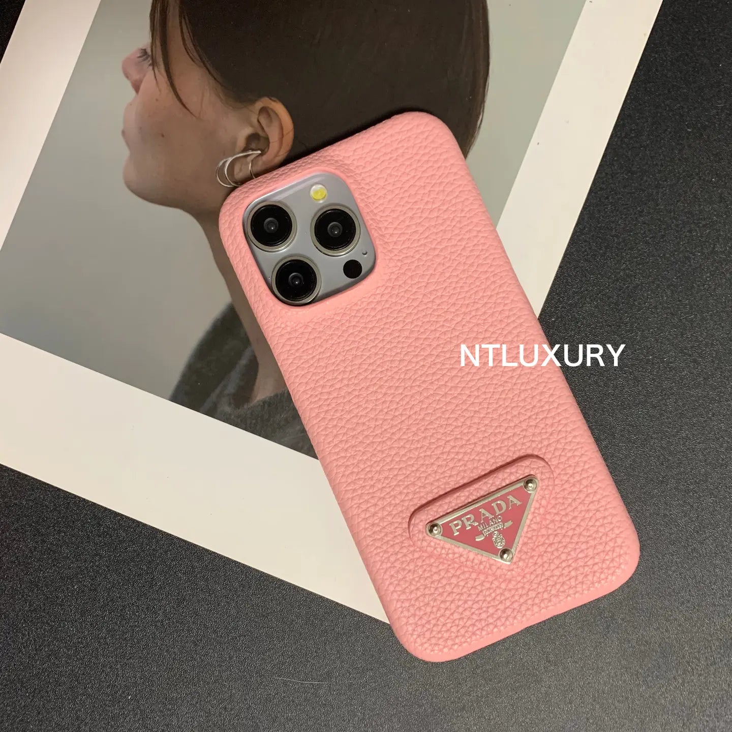 Litchi Pattern Phone Case for iPhone (12 Colors)