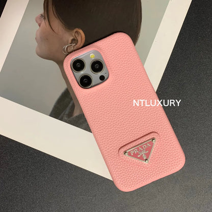 Litchi Pattern Phone Case for iPhone (12 Colors)