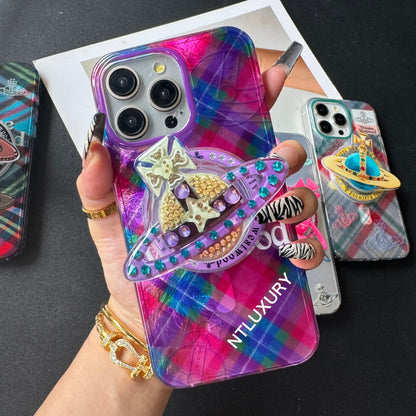 Coque iPhone West Woo à treillis avec support MageSafe