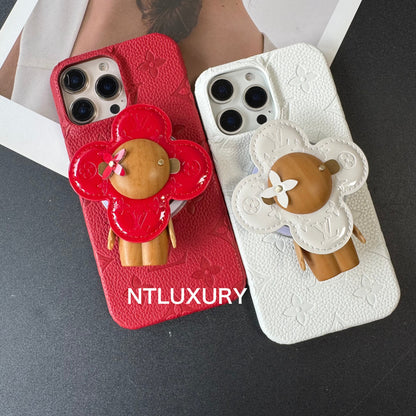 White and Red Love For Samsung With MagSafe Holder