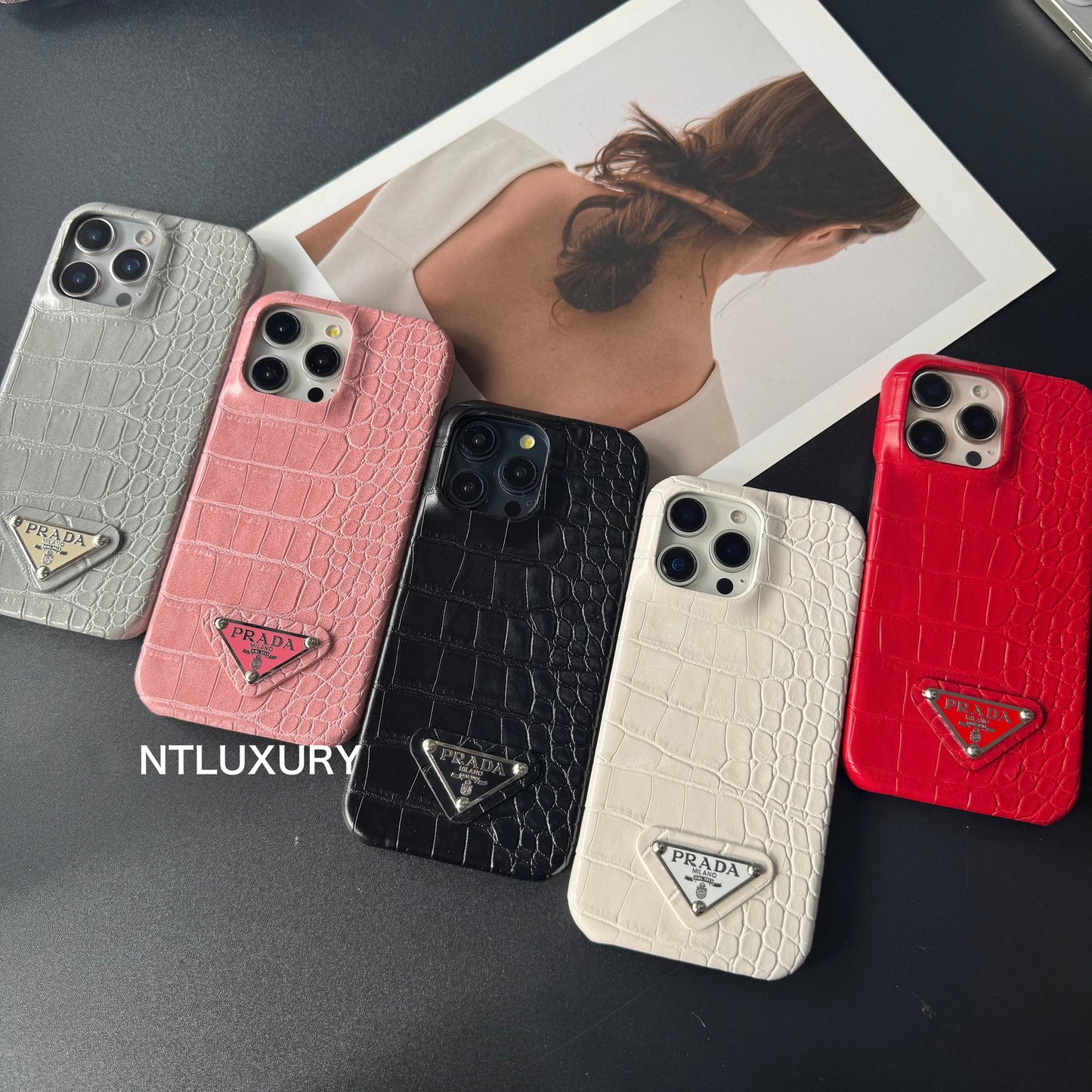 Pure Crocodile Pattern Phone Case