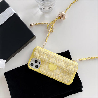 Étui tendance en cuir pour iPhone