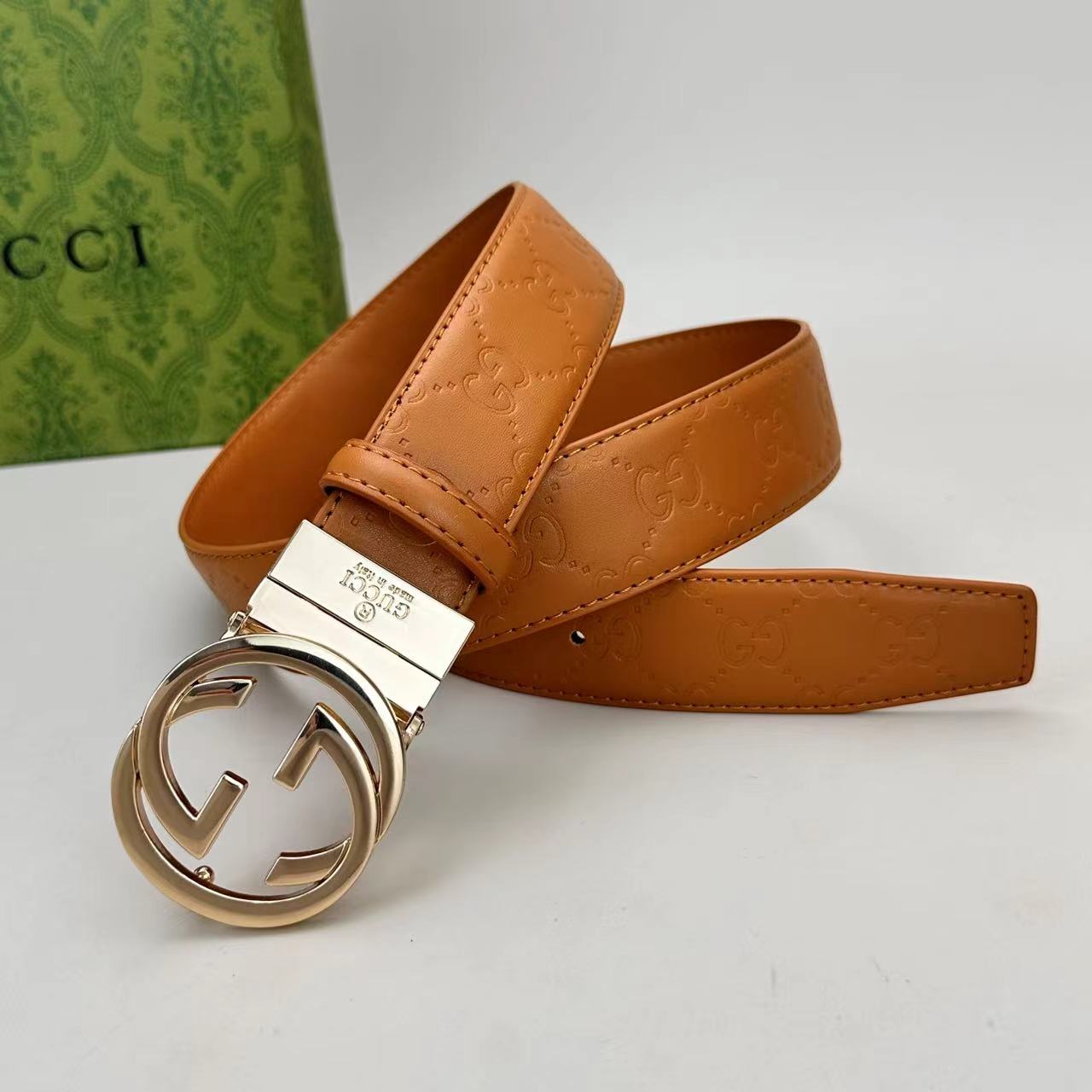 Circle Design Good Belt (Khaki Belt)