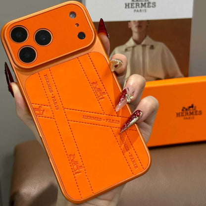 Coque de téléphone motif orange sophistiqué