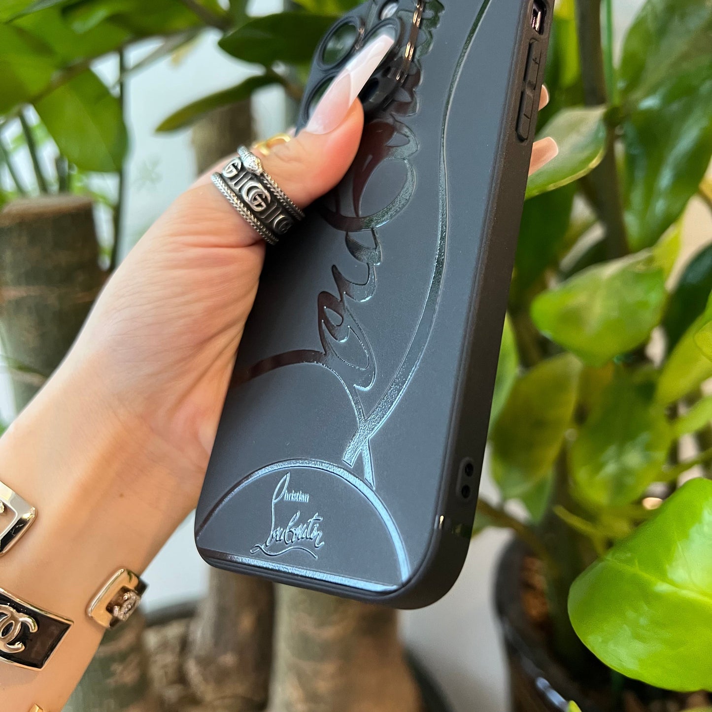 Black Trendy Phone Case ( LBT )
