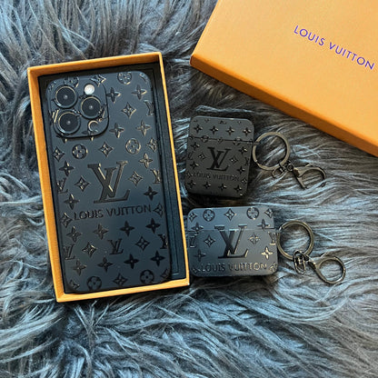Coque de téléphone noire tendance (Grand amour)