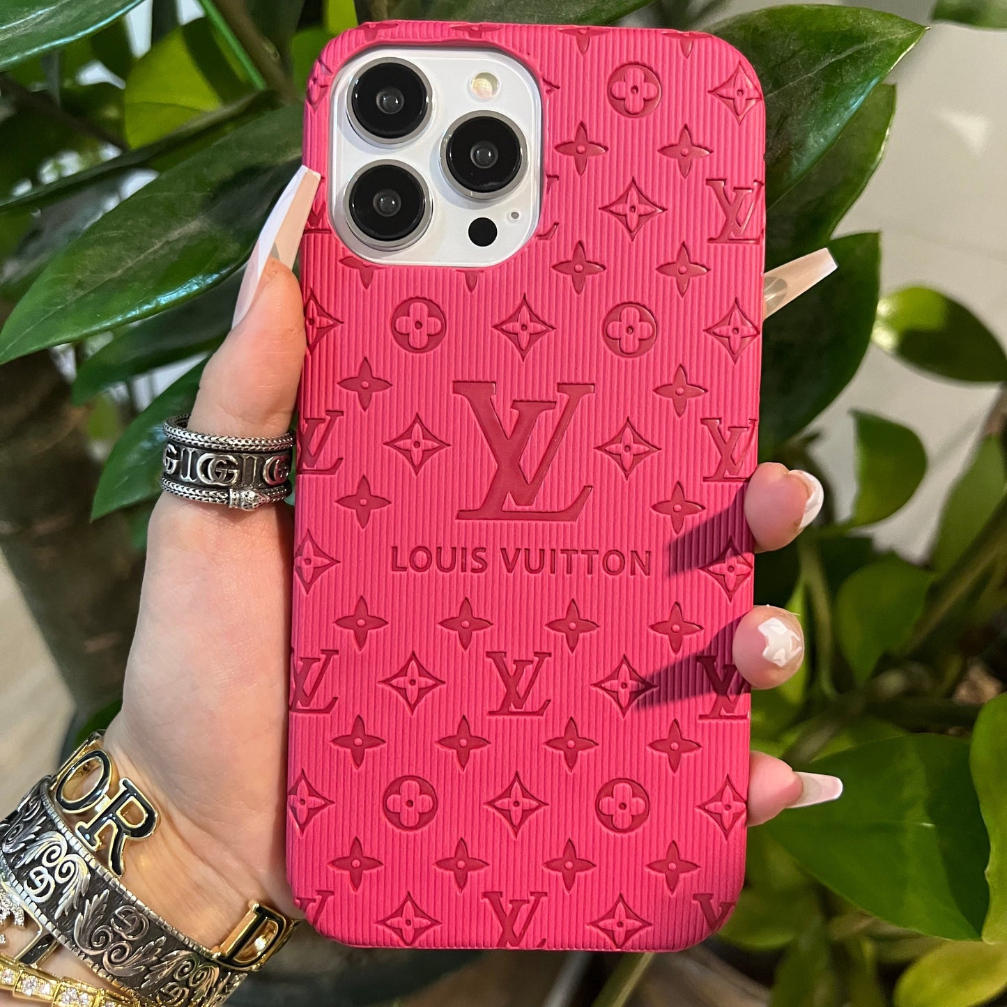 Bunte Liebe Samsung Hülle (Magenta)