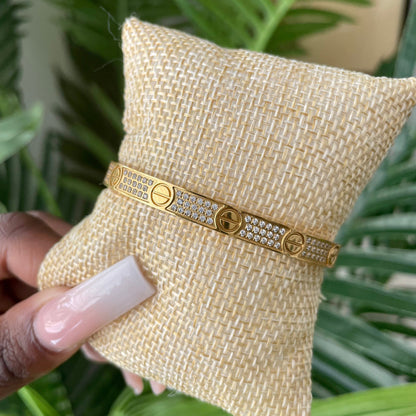Bracelet d'amour or et diamant (avec tournevis)