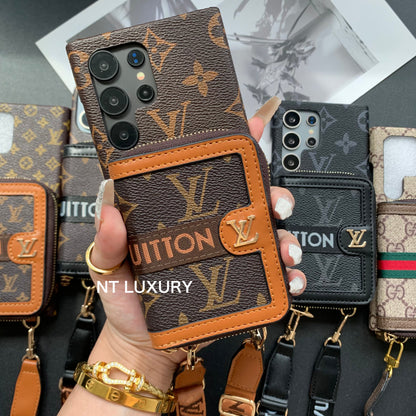 Einzigartige Samsung-Hülle mit Streifen im Taschen-Design (3er-Set)