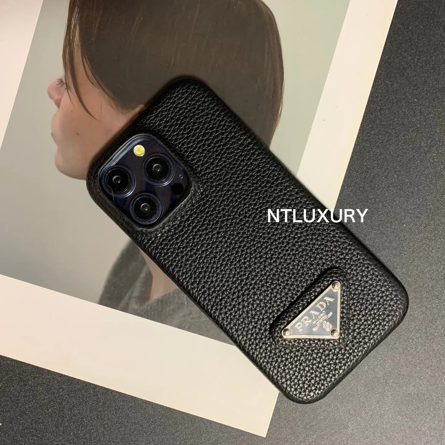 Litchi Pattern Phone Case for iPhone (12 Colors)
