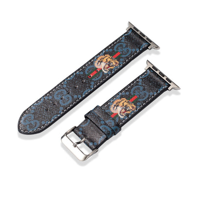 Bracelet en cuir classique fait main pour Apple Watch