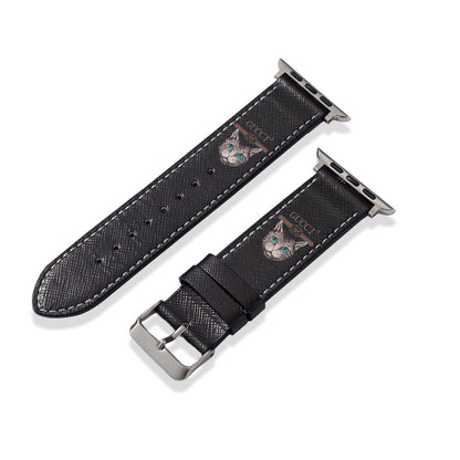 Bracelet en cuir classique fait main pour Apple Watch