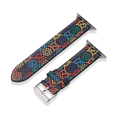 Bracelet en cuir classique fait main pour Apple Watch