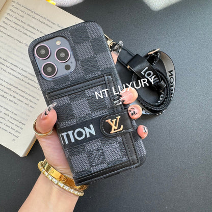 Sac à main mignon traditionnel avec corde pour Samsung (3 Pièces)