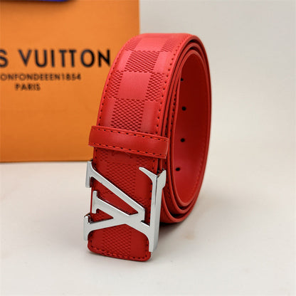 Ceinture classique colorée (boucle argentée)