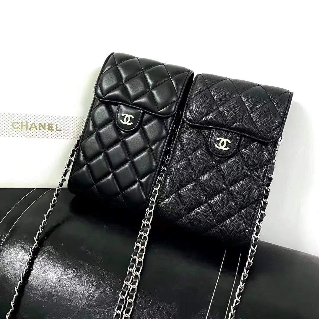 Classic Diamond Plaid Phone Bag