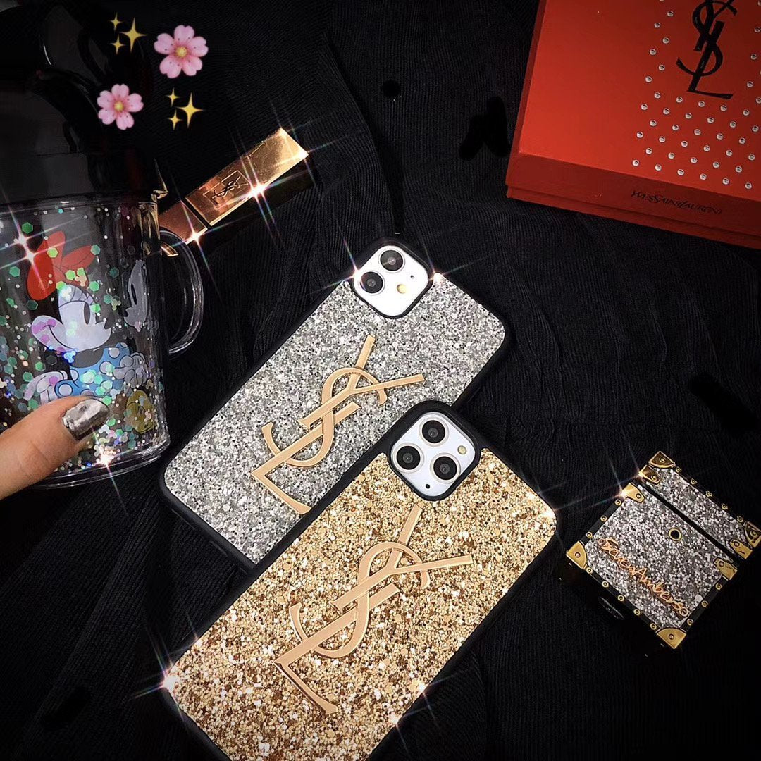 Coque de téléphone scintillante pour iPhone