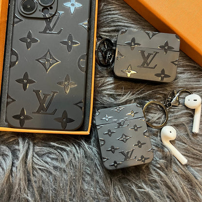 Étui AirPods Noir Tendance (M Love)