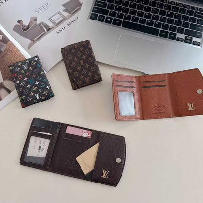 Curved Edge Tri-Fold Wallet