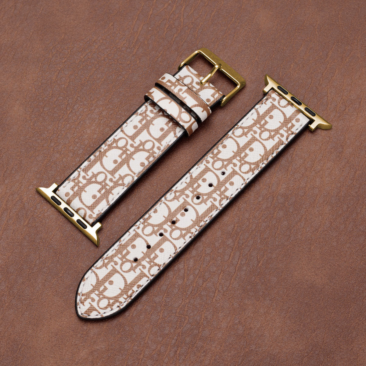 Klassisches handgefertigtes Lederarmband für Apple Watch