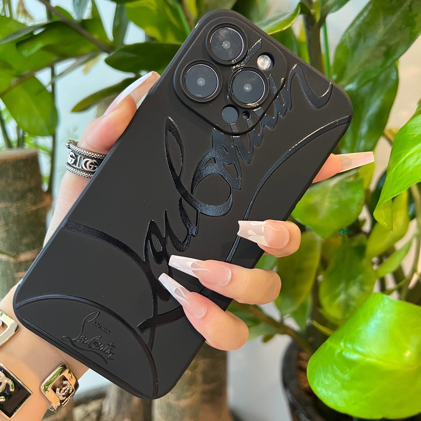 Black Trendy Phone Case ( LBT )