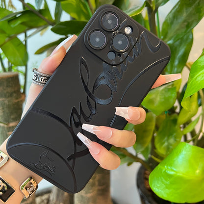 Coque de téléphone noire tendance (LBT)