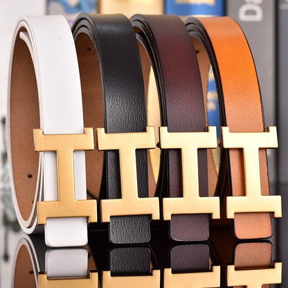 4 Colors Fashion H Women's Belt